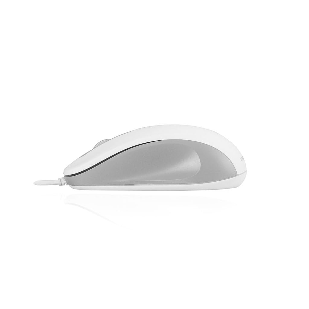 Modecom MC-M10S Maus weiß USB silent optisch