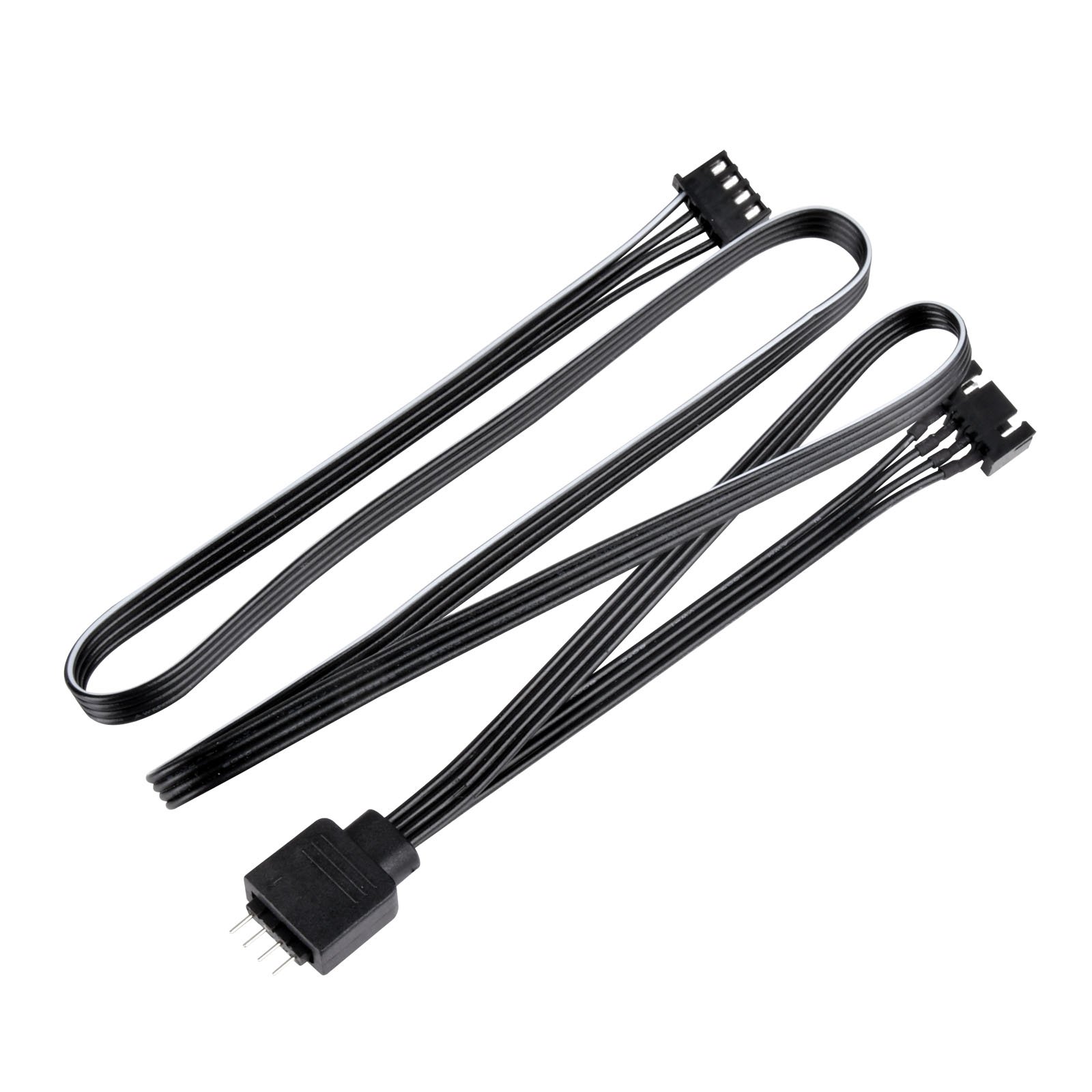 SilverStone CPL01 RGB Y-Verlängerungskabel 4er Set 4-Pin