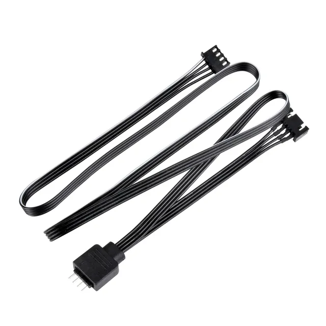 SilverStone CPL01 RGB Y-Verlängerungskabel 4er Set 4-Pin