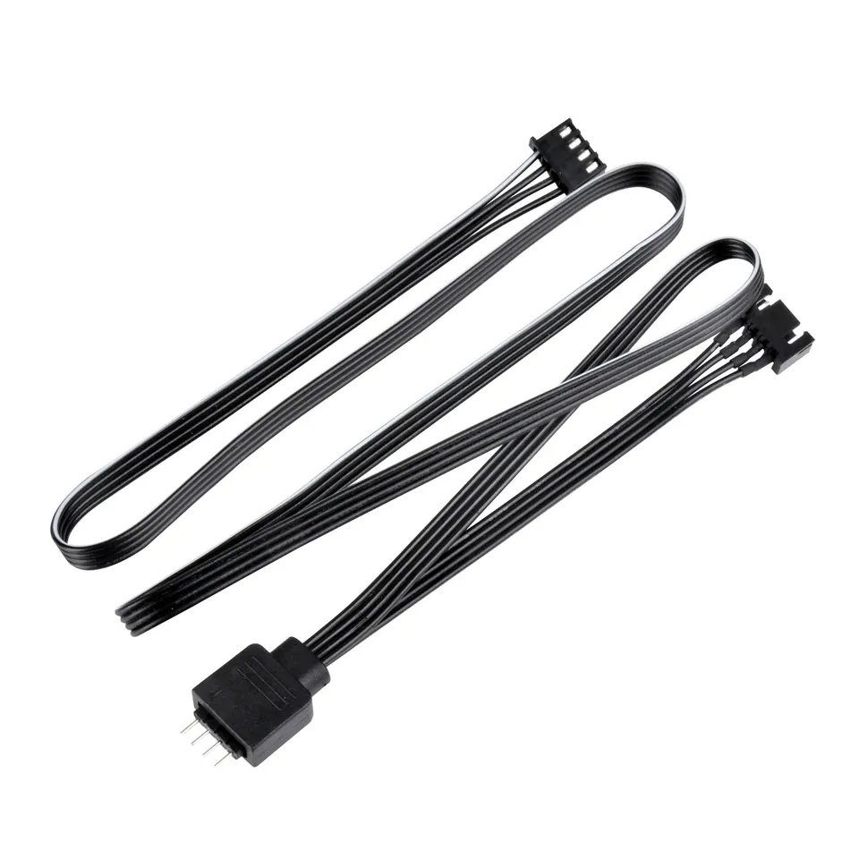 SilverStone CPL01 RGB Y-Verlängerungskabel 4er Set 4-Pin