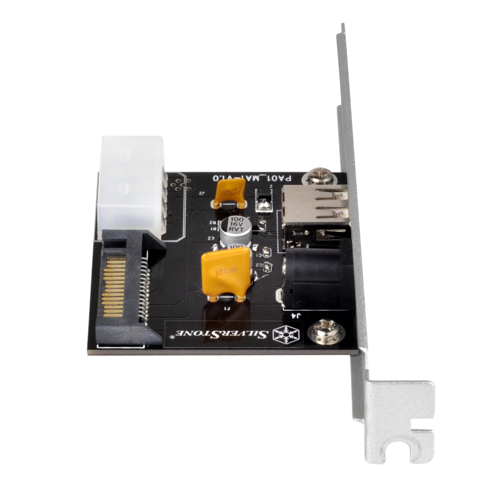 SilverStone ECP01 Strom Adapterkarte 12V DC USB Typ A