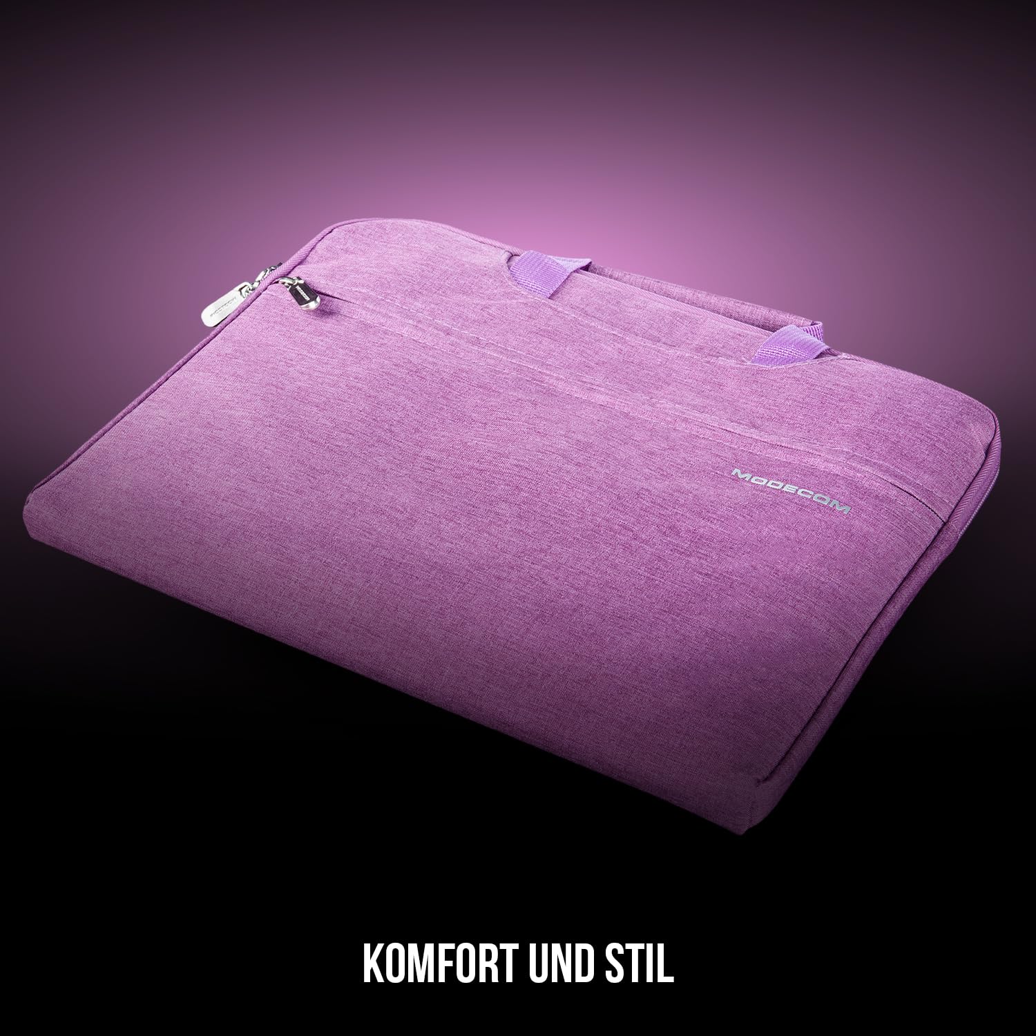 Modecom Highfill Laptoptasche 11,3 Zoll Lila Reißverschluss