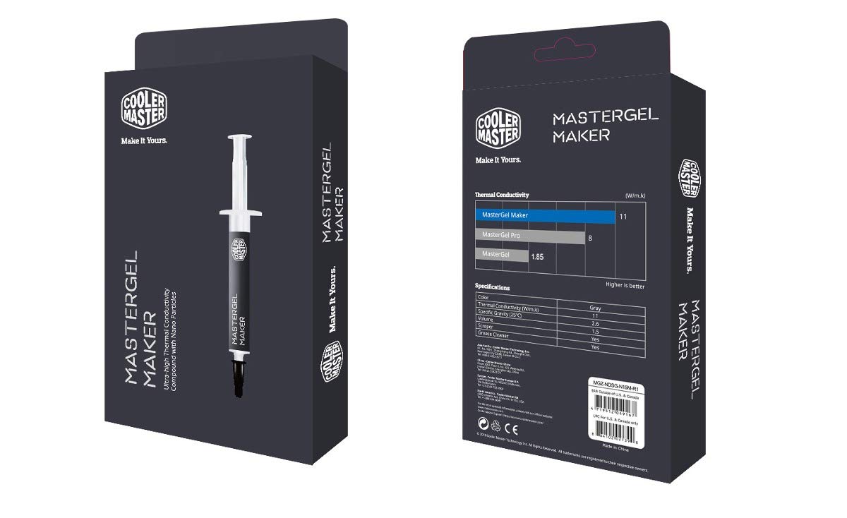 Cooler Master MasterGel Maker Wärmeleitpaste 11 W/mK 4 ml
