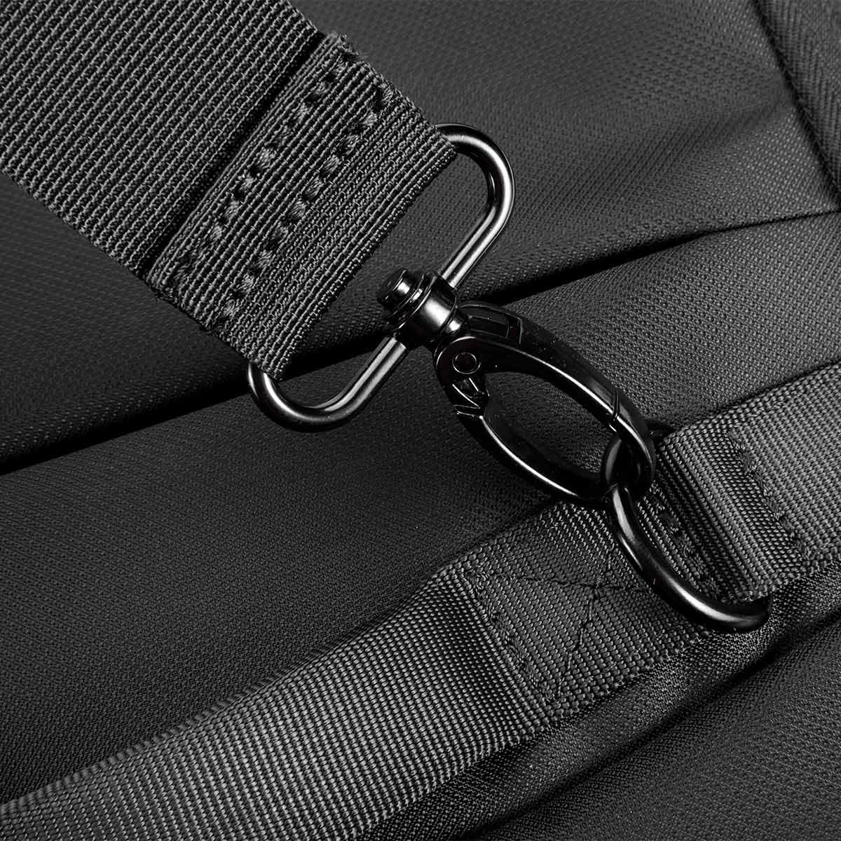 Modecom Split Laptoptasche 15,6 Zoll Schwarz Schultergurt