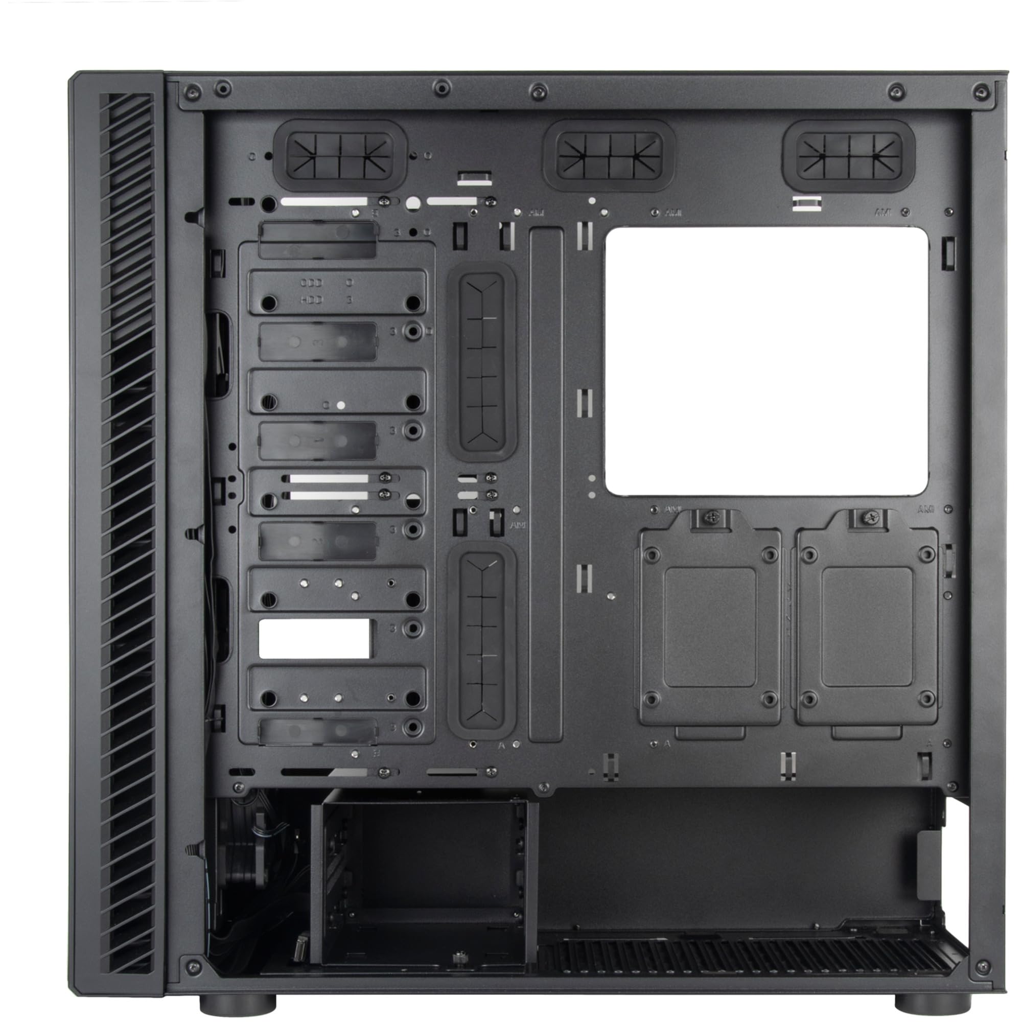 SilverStone SETA SST-SEQ1B Mid-Tower-Gehäuse schwarz silent