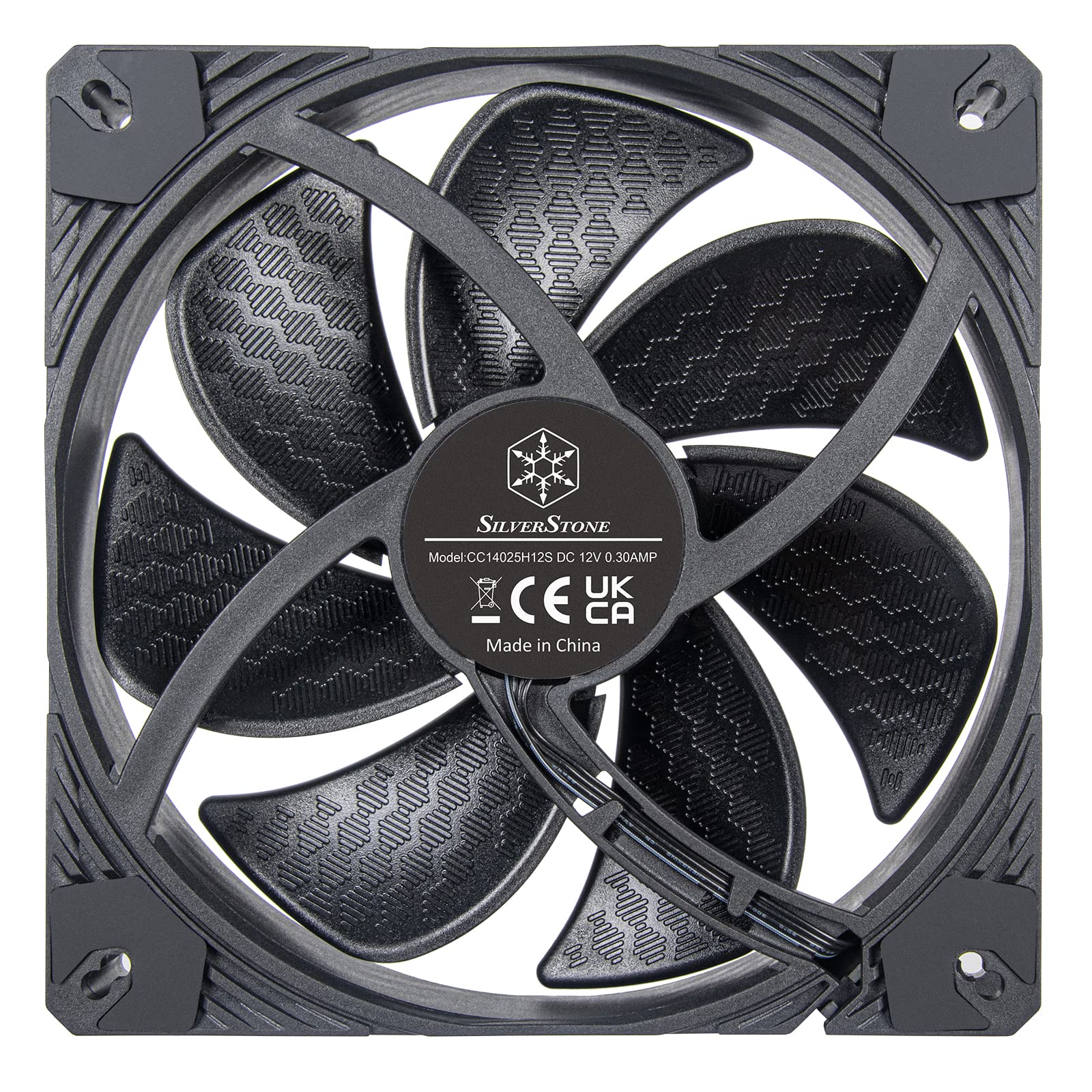 SilverStone Shark Force Lüfter 140 mm schwarz PWM