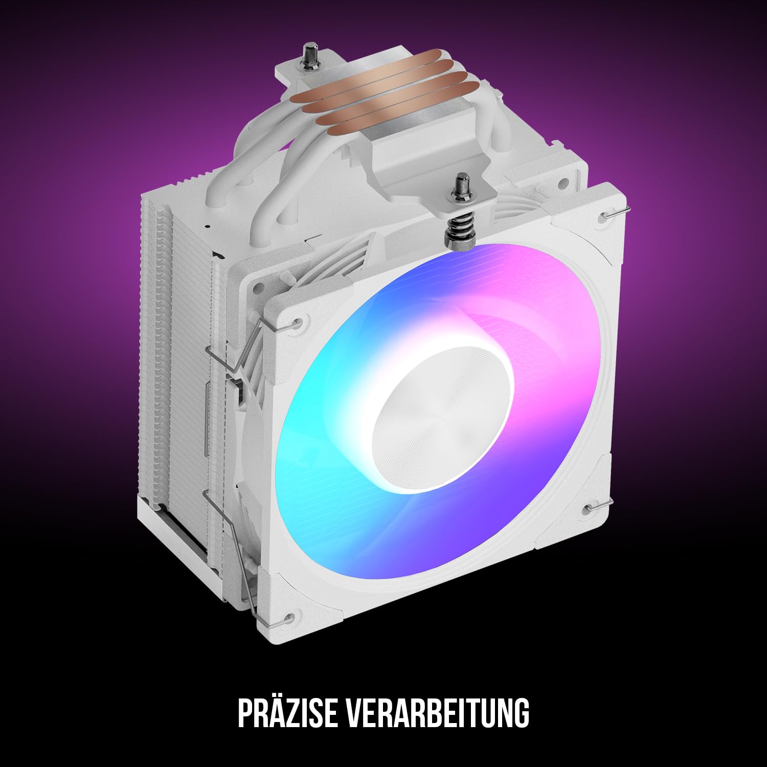 Modecom Volcano T721 ARGB CPU-Kühler weiß 120 mm