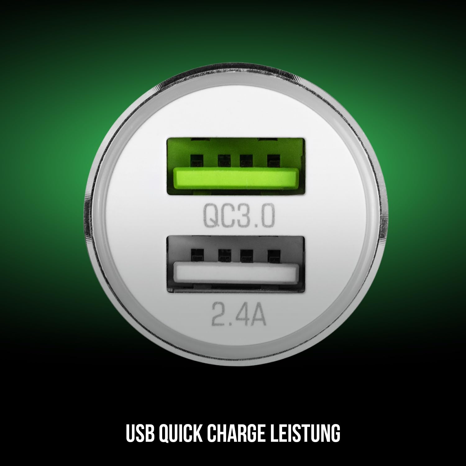 Modecom MC-QCU2-07 Autoladegerät 2x USB-A Quick Charge