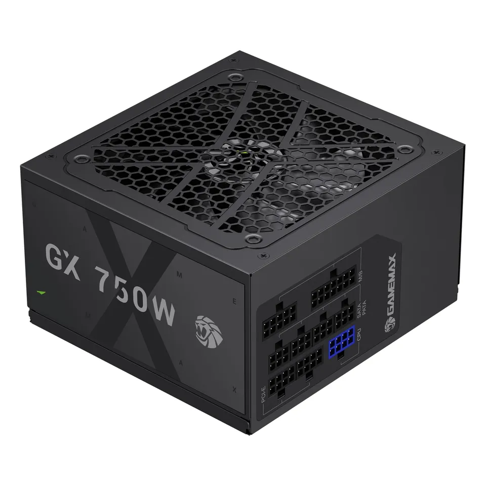 GAMEMAX Netzteile GX 750GF Netzteil 750W ATX 3.0 Gold vollmodular