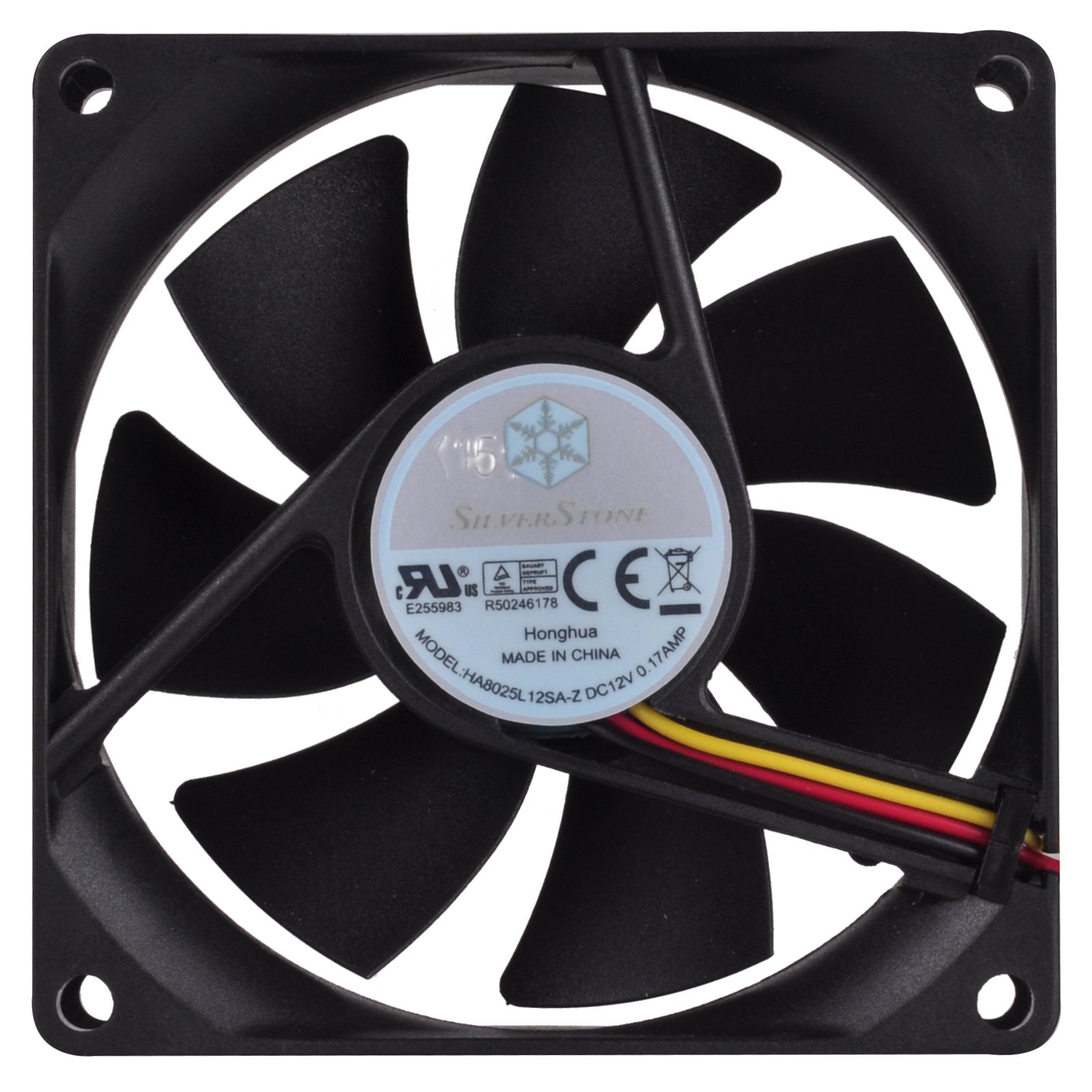 SilverStone FN SST-FN81 Lüfter 80mm schwarz leise