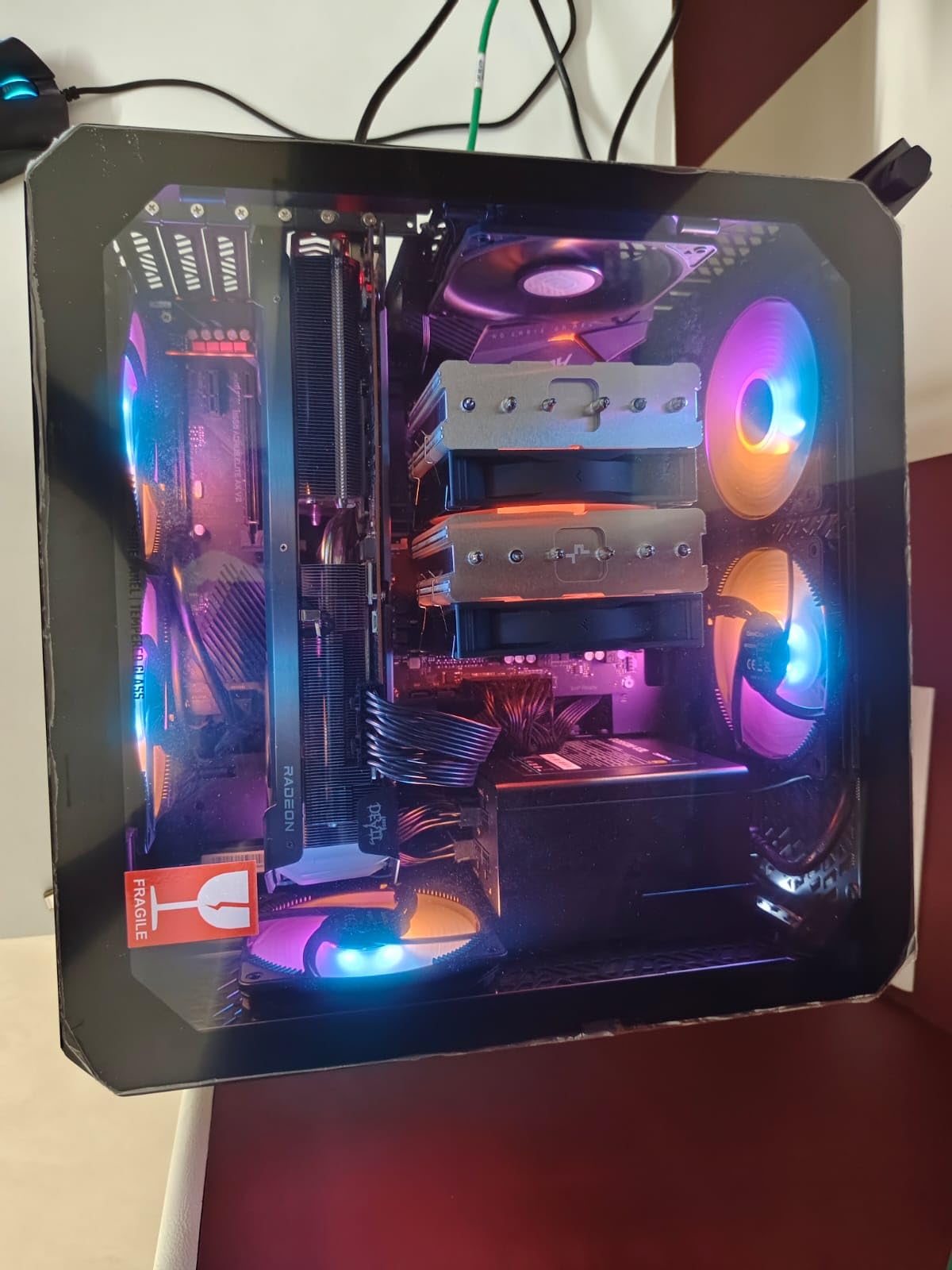 Cooler Master Qube 500 Flatpack PC-Gehäuse ATX schwarz