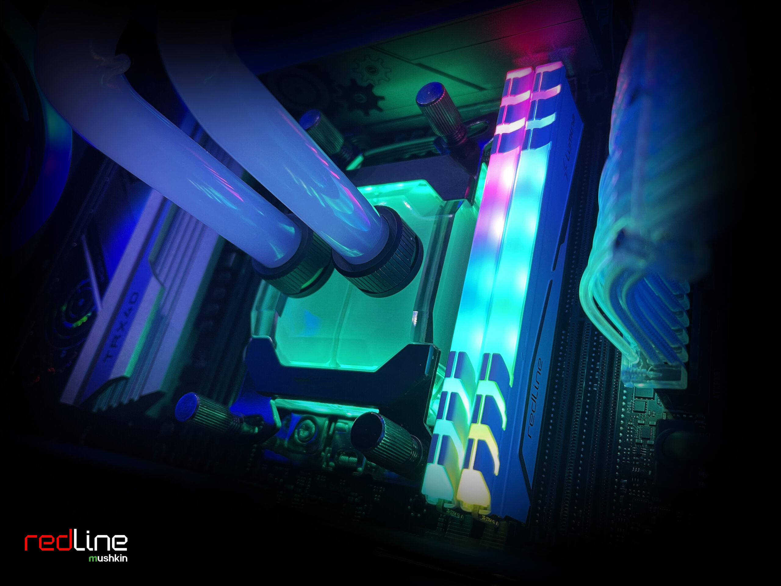 Mushkin Redline Lumina White 16GB DDR4-3600 RAM Kit weiß