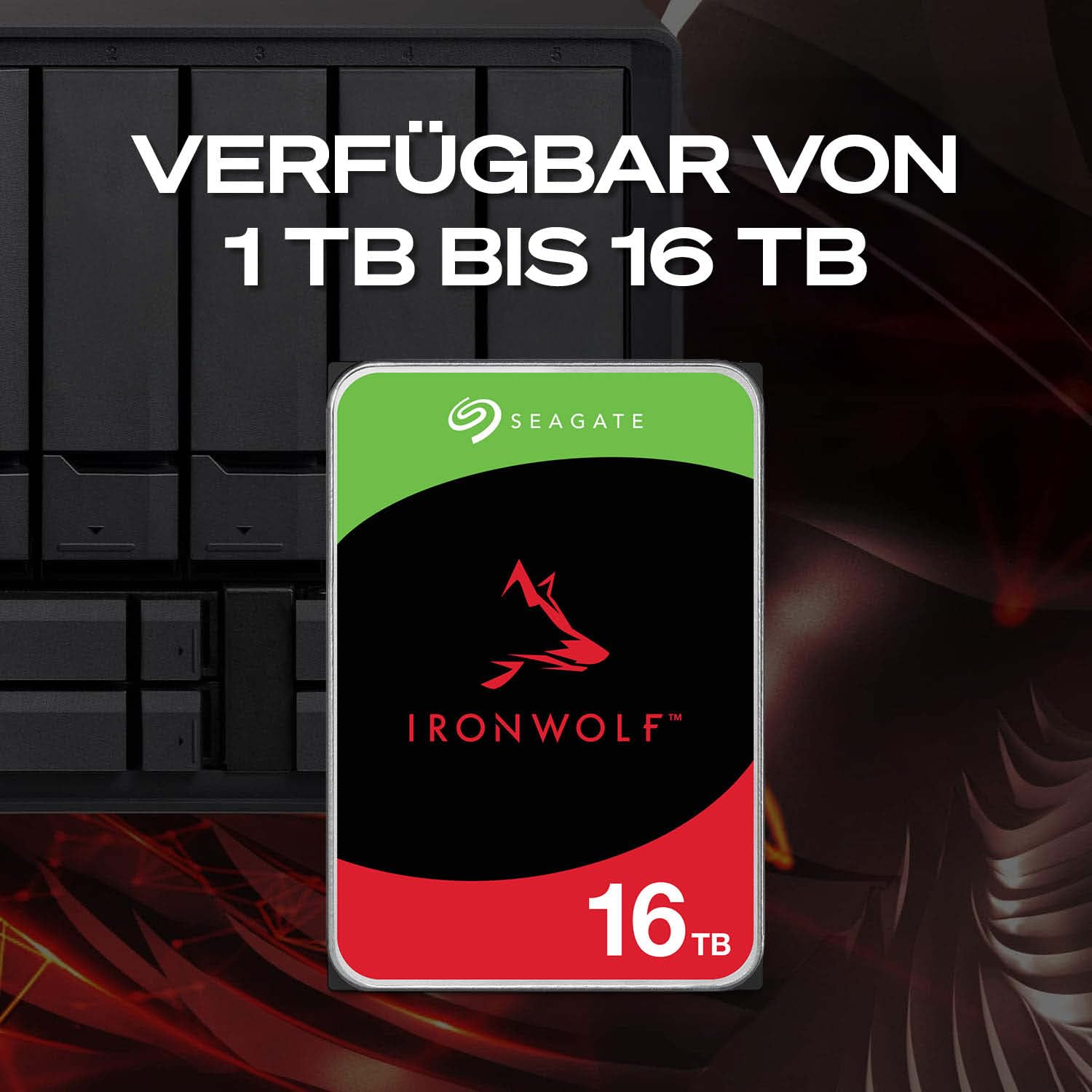 Seagate IronWolf ST2000VNZ03 NAS-Festplatte 2TB CMR