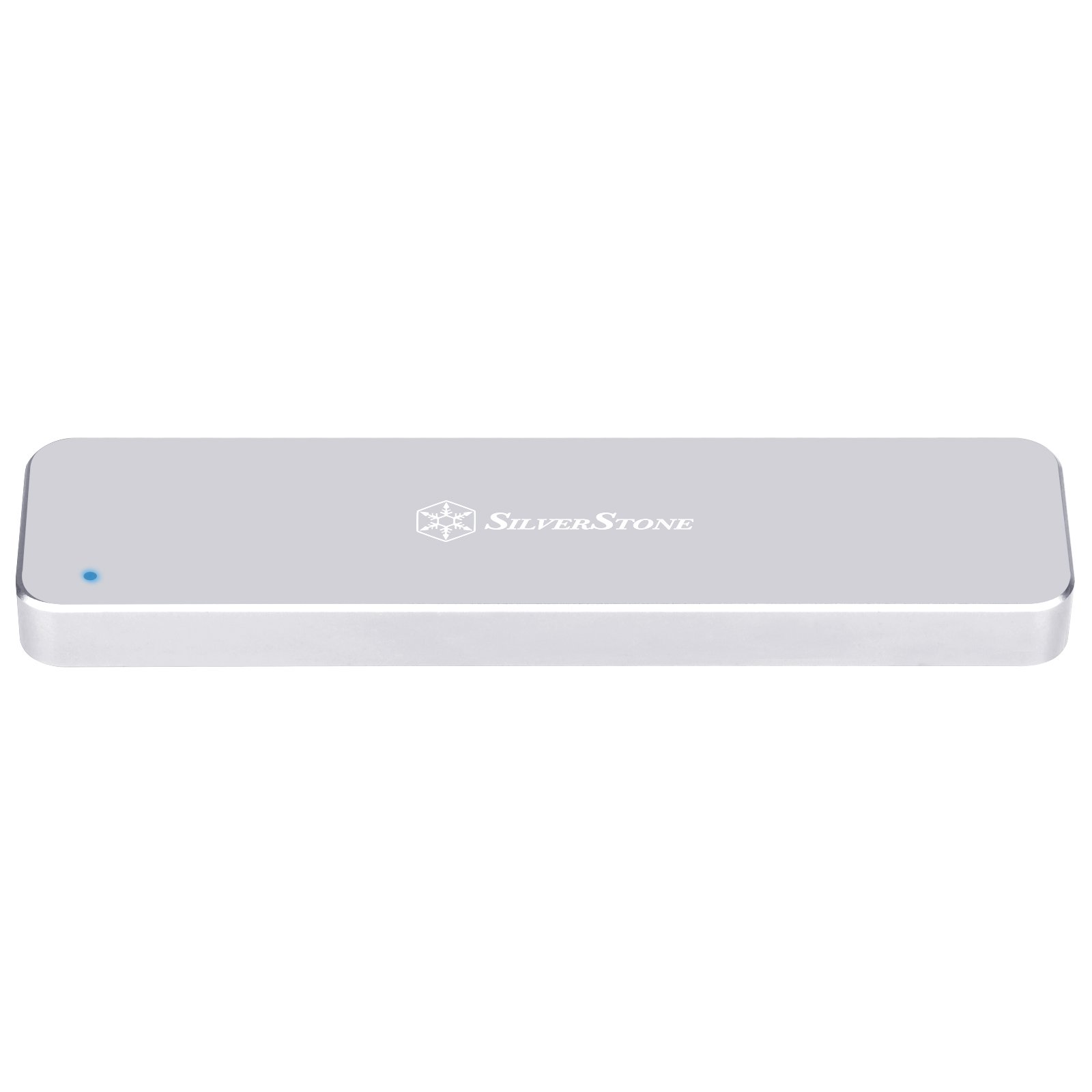SilverStone Case Storage MS09S SSD-Gehäuse M.2 SATA Silber