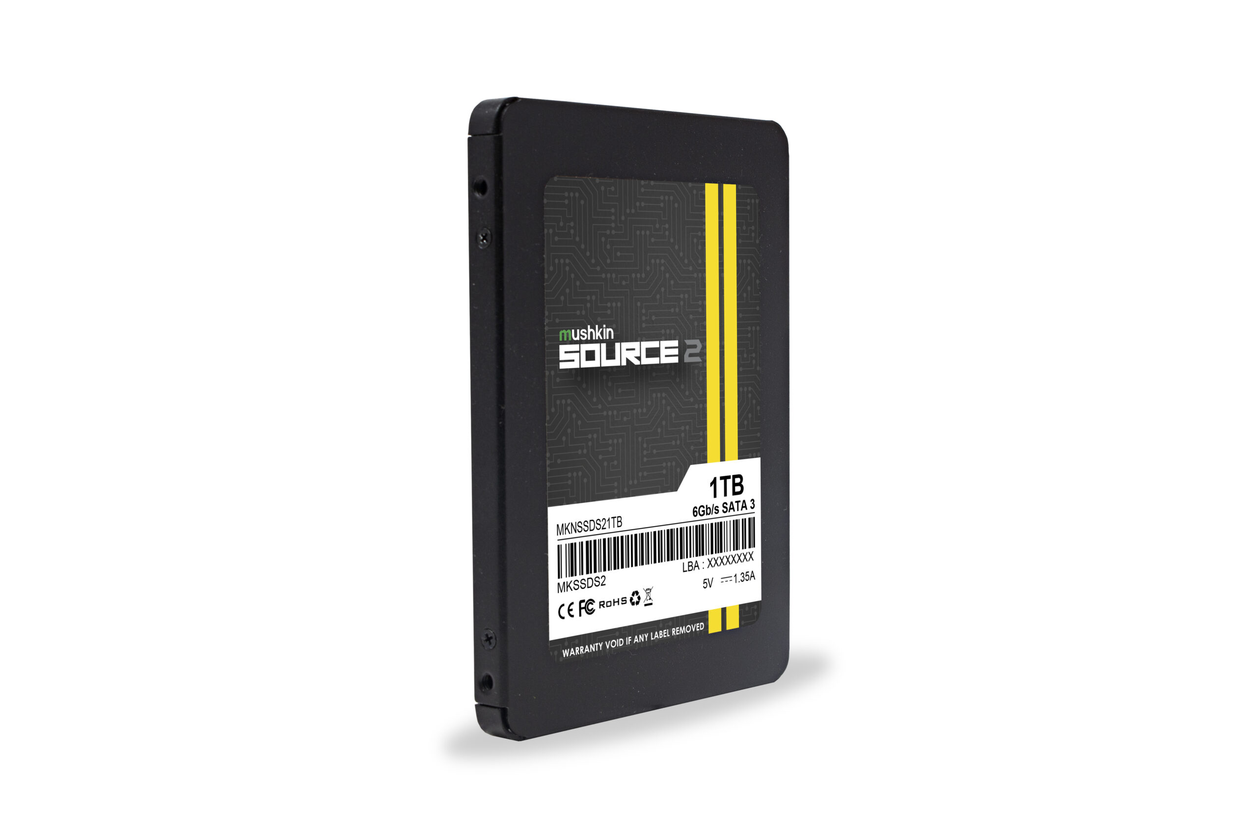 Mushkin Source 2 MKNSSDS21TB SSD 1TB SATA für PC