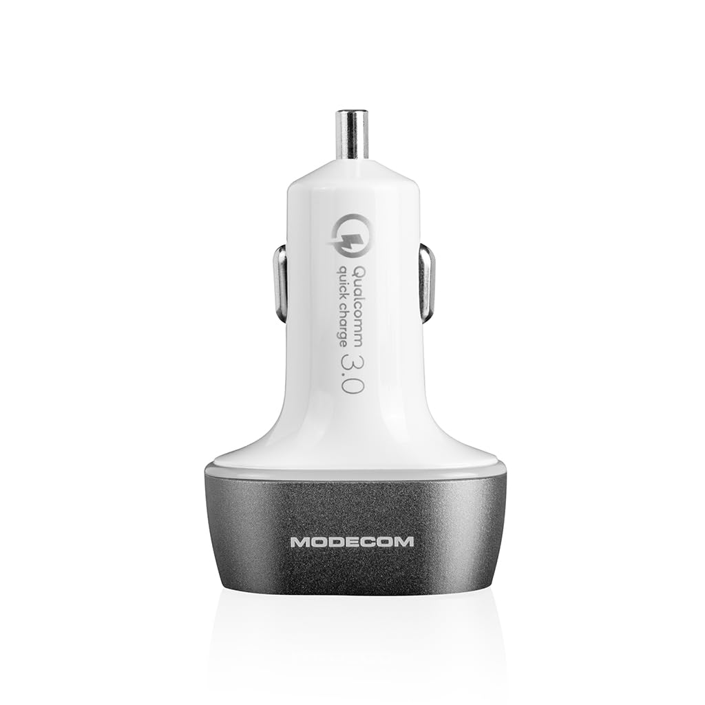 Modecom CU2C1 Kfz-Ladegerät schwarz 3-Port USB-C Quick Charge