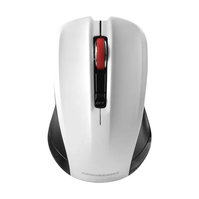 Modecom MC-WM9.1 Maus schwarz-weiß kabellos 1600 DPI