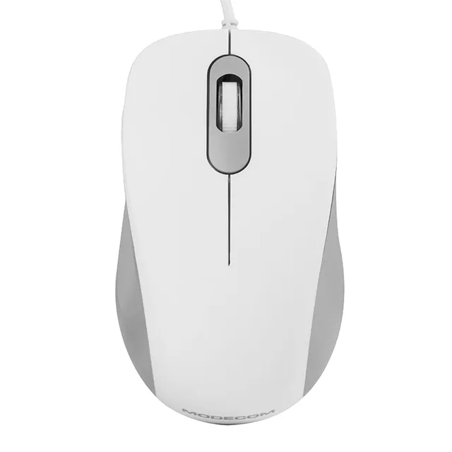 Modecom MC-M10S Maus weiß USB silent optisch