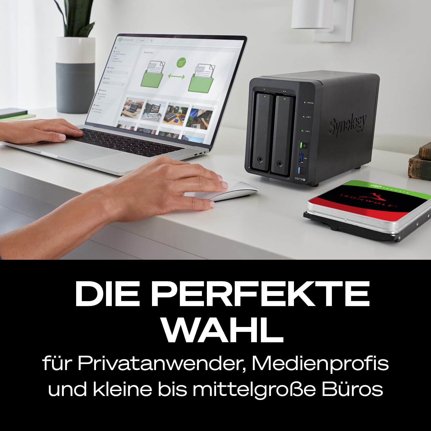 Seagate IronWolf ST2000VNZ03 NAS-Festplatte 2TB CMR