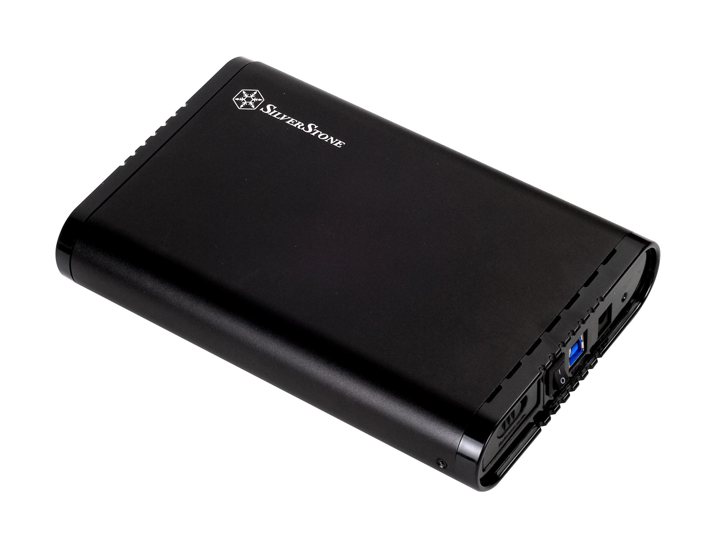 SilverStone Treasure TS07 3,5" Festplattengehäuse USB 3.0 schwarz