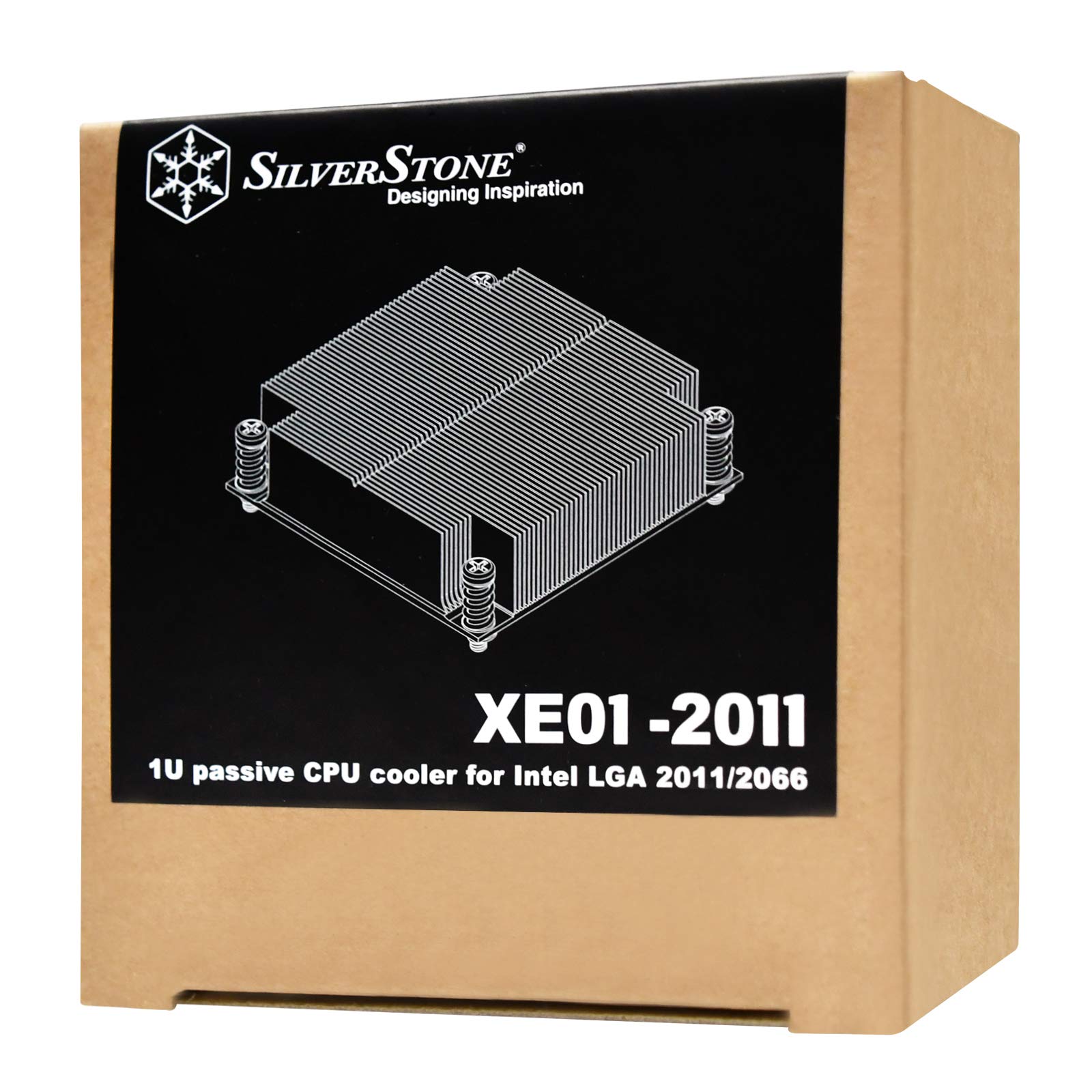 SilverStone XE01-2011 CPU-Kühler passiv 26mm Kupfer