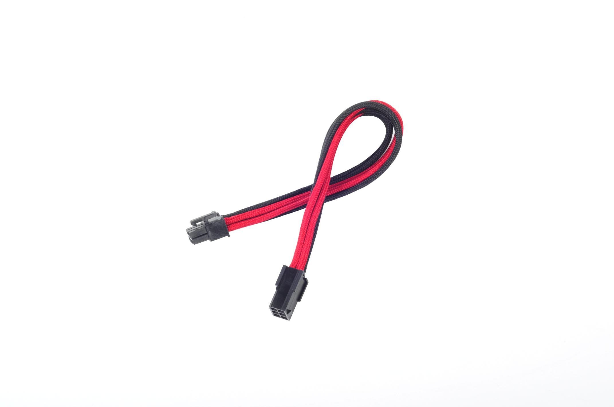 SilverStone PP07-IDE6BA Netzteil-Verlängerung 6Pin 25cm