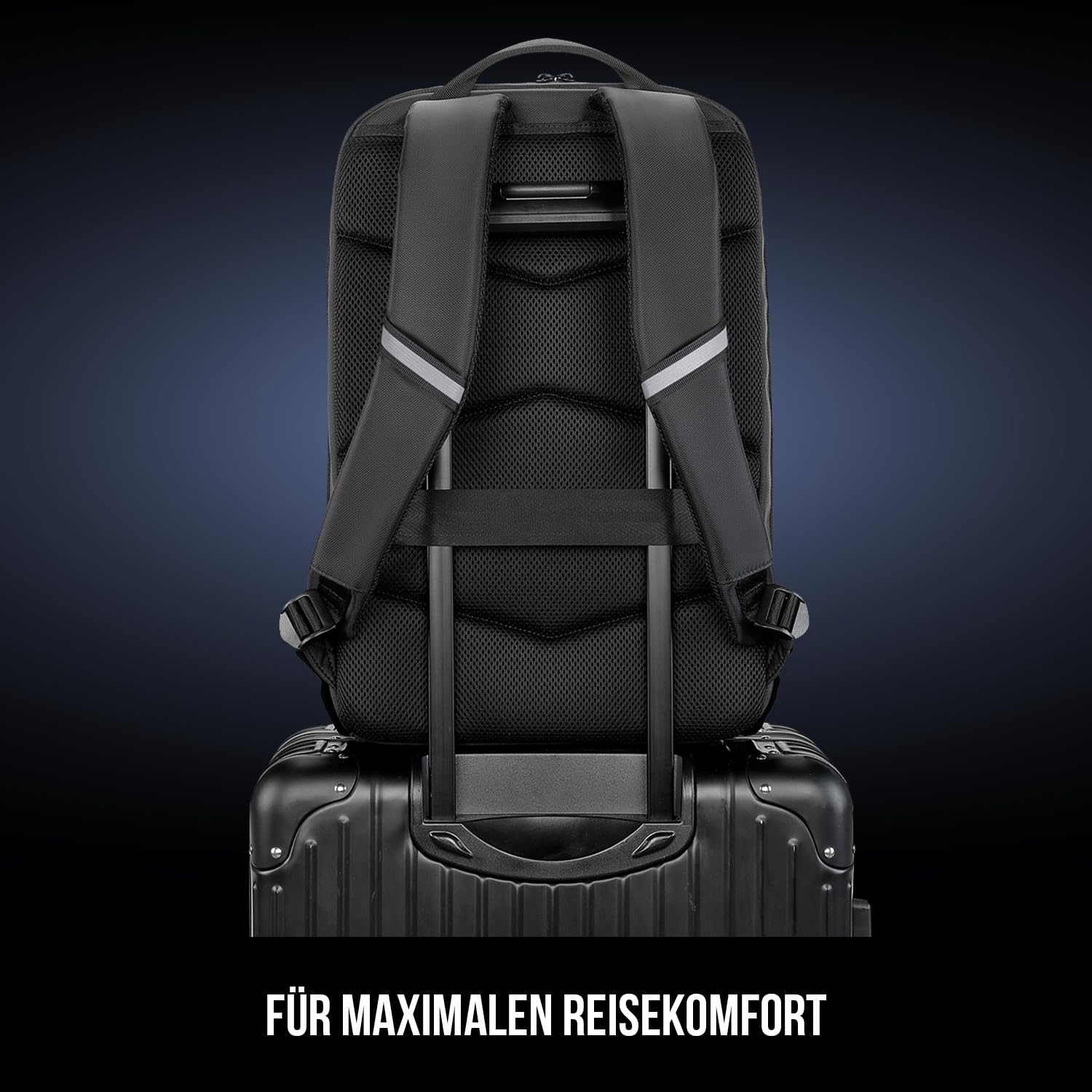 Modecom Active 15 Laptop-Rucksack 15,6 Zoll Schwarz USB