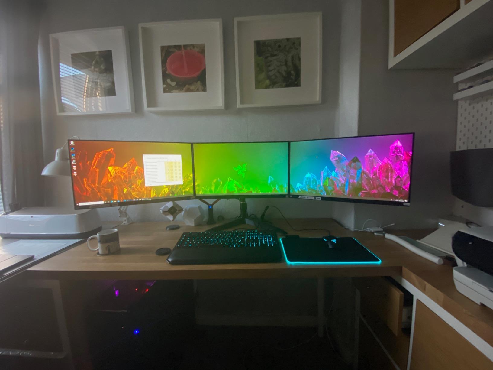 SilverStone SST-ARM31BS Monitorständer 3x24" VESA schwarz