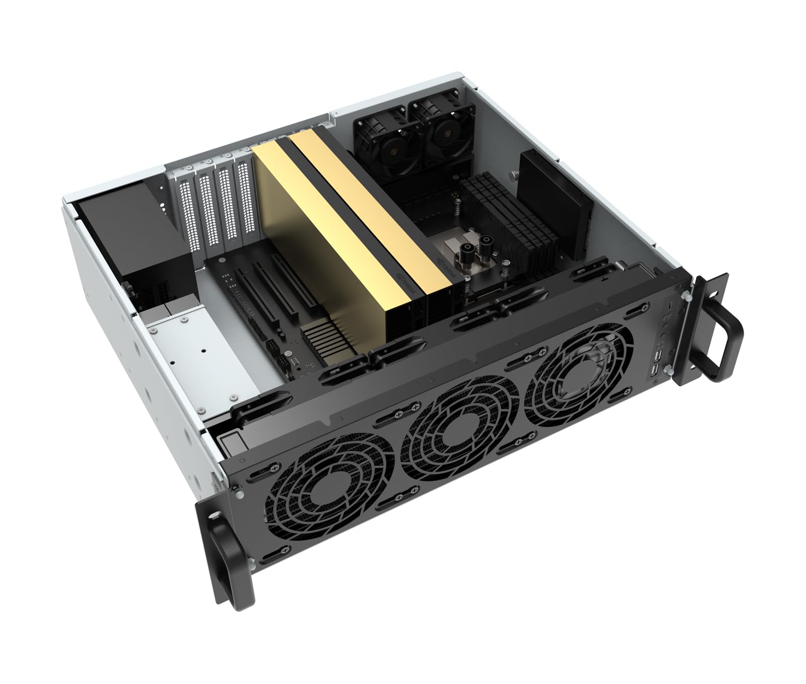 SilverStone Rackmount RM31-MINI Gehäuse 3U 8 Slots