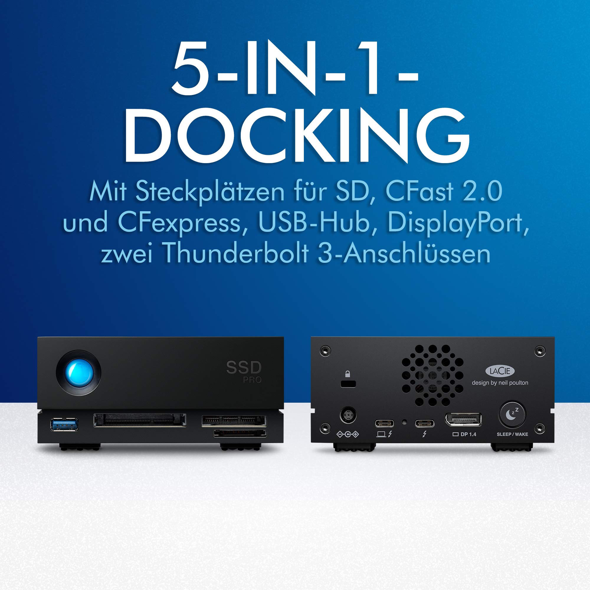 LaCie 1big Dock SSD Pro STHW2000800 2TB Dockingstation Thunderbolt 3