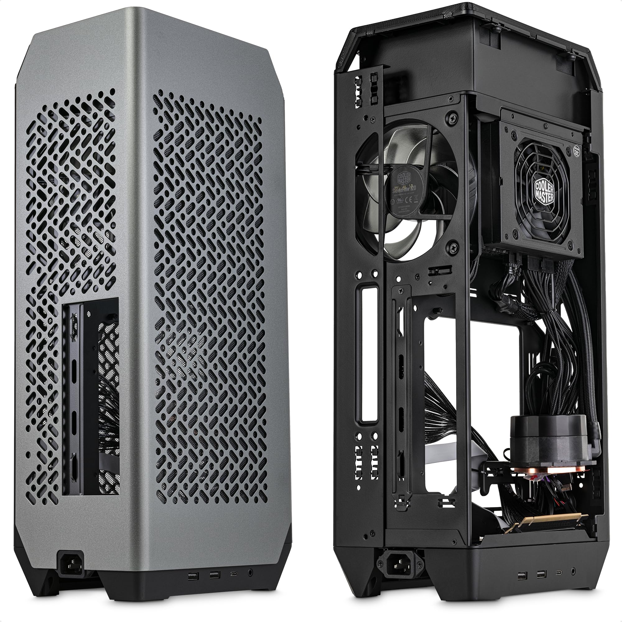 Cooler Master NCORE 100 MAX Grey Mini-ITX Gehäuse 850W