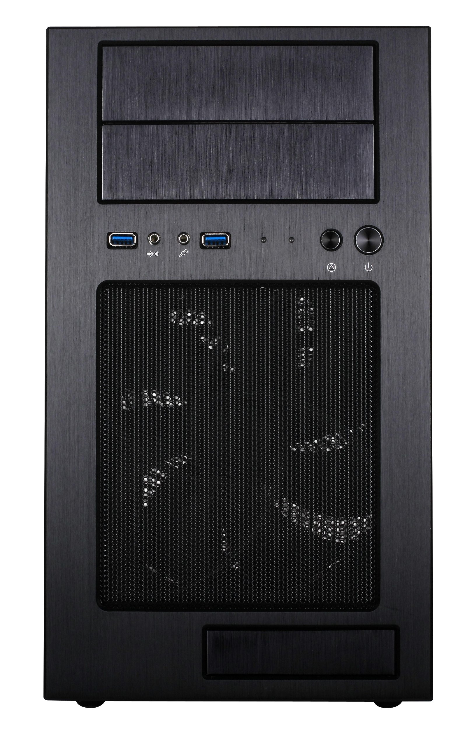 SilverStone Temjin TJ08-E Mini Tower Gehäuse Micro-ATX schwarz