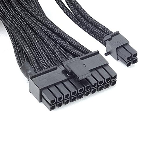 SilverStone PP06B-MB55 Netzteilkabel 24Pin 55cm schwarz