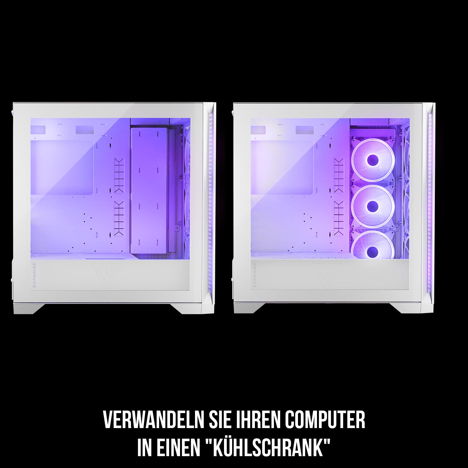 Modecom Volcano Expanse T APEX PC-Gehäuse Weiß ARGB