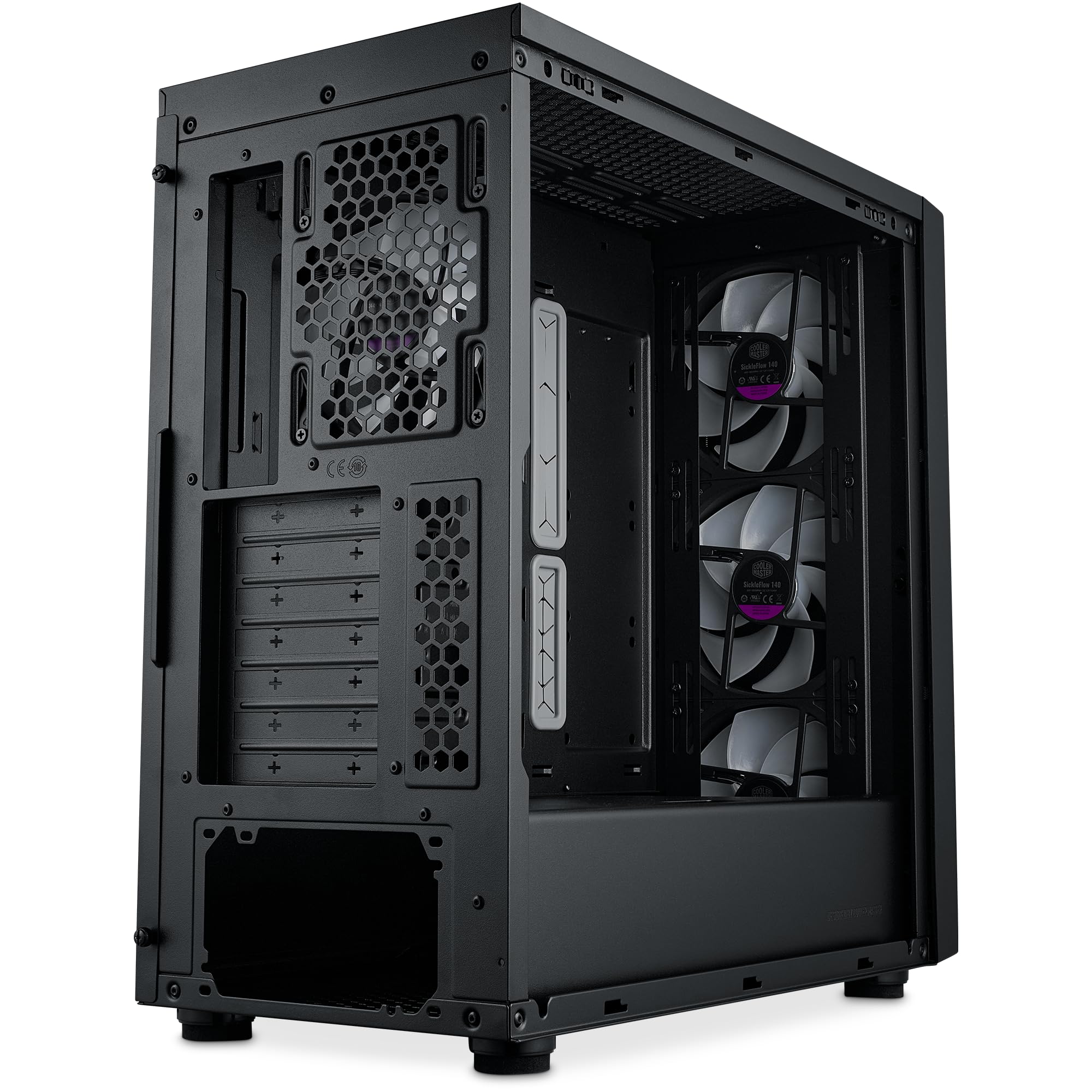 Cooler Master MasterBox 600 PC-Gehäuse Schwarz ARGB Glas