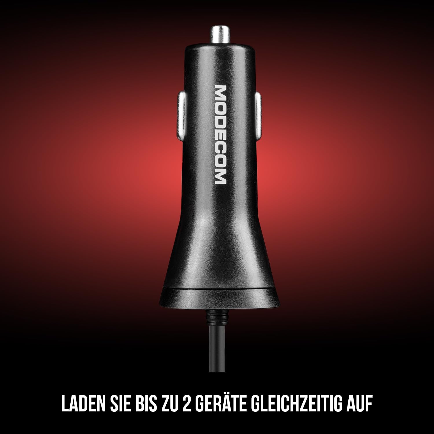 Modecom KULC Royal Kfz-Ladegerät USB-C QC 3.0 schwarz
