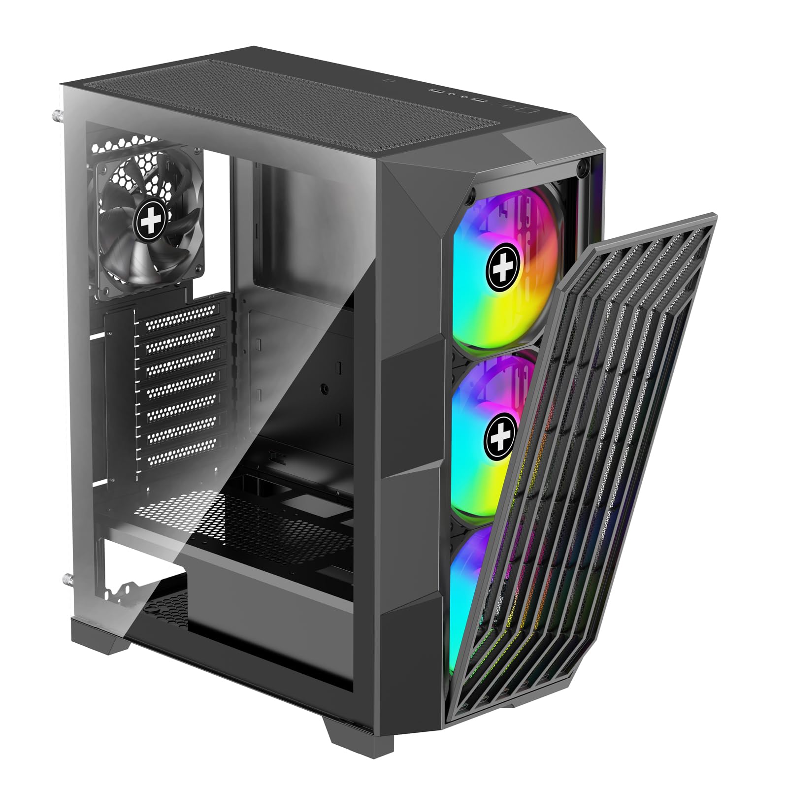 Xilence Gaming Series XG181 Breeze II Midi-Tower ATX schwarz