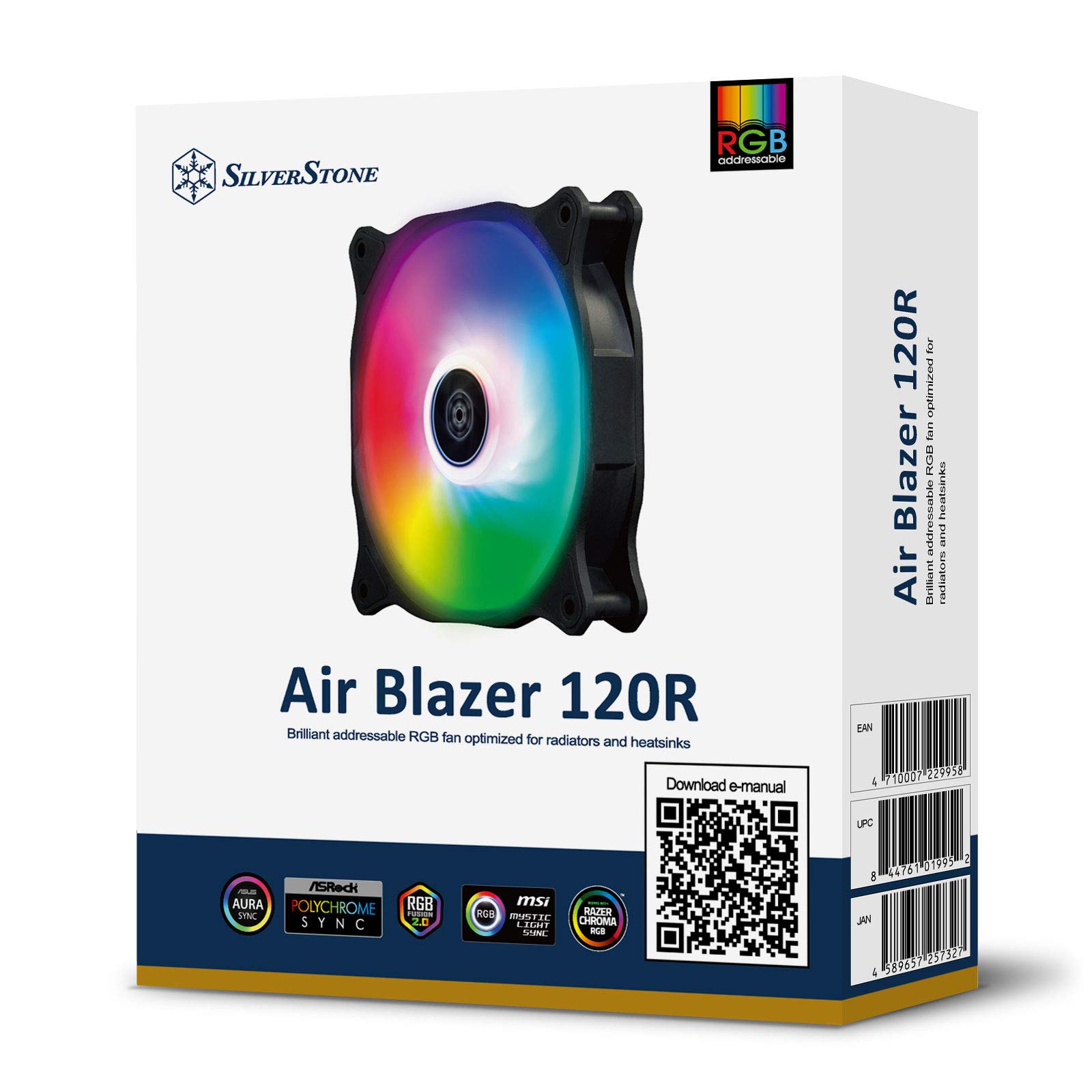 SilverStone Air Blazer AB120R Lüfter 120mm ARGB PWM