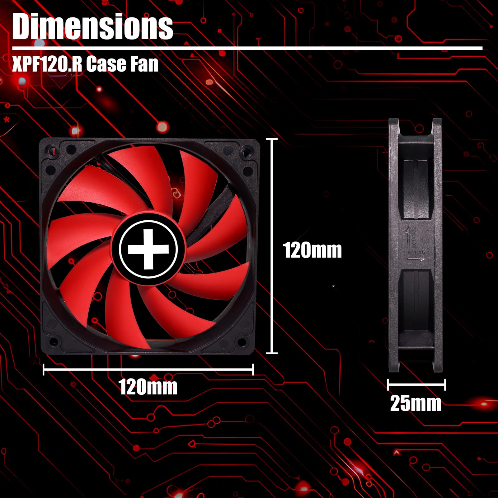 Xilence XF039 Performance C Gehsuselufter 120mm 3-Pin