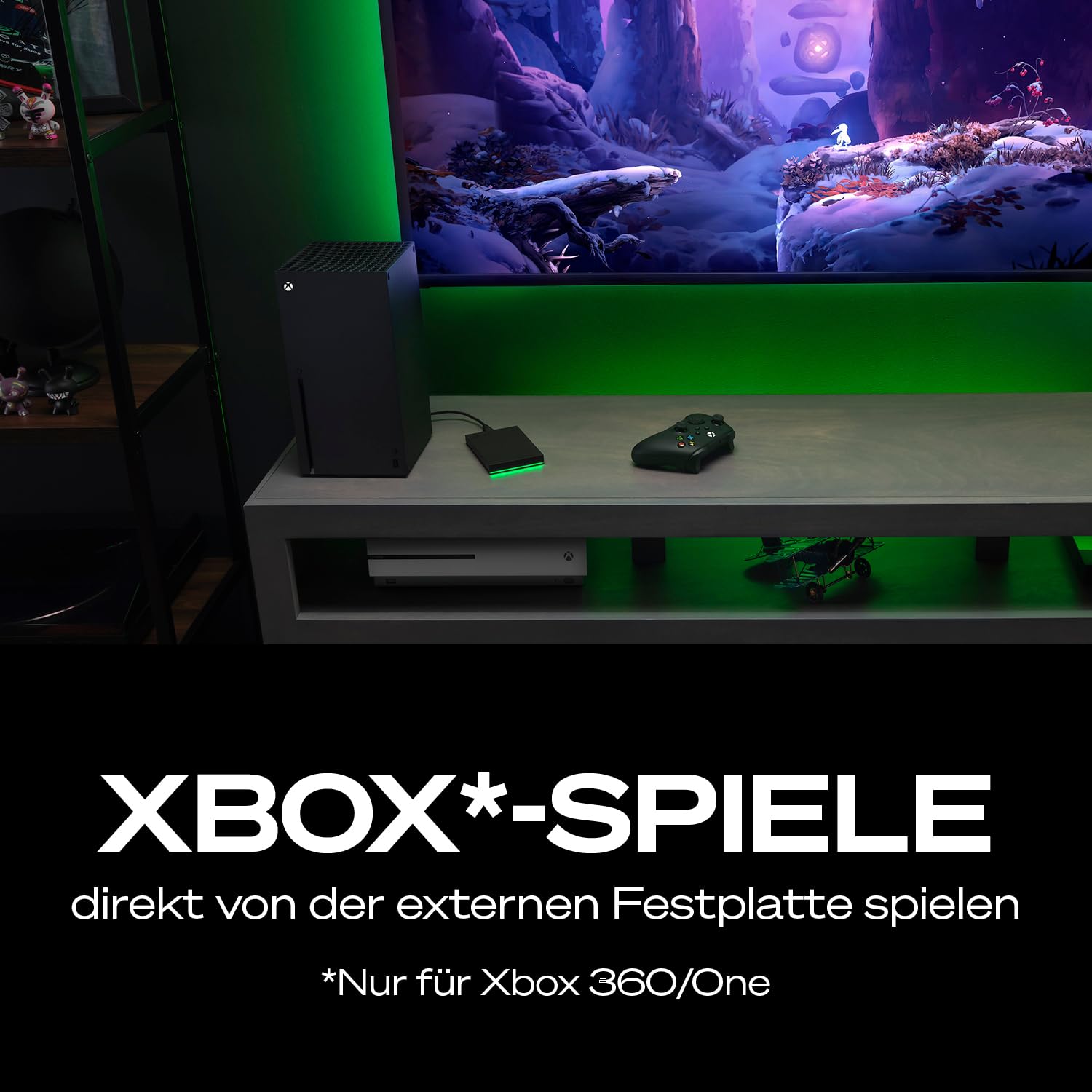 Seagate Game Drive STKX2000403 externe Festplatte 2TB Xbox USB 3.0