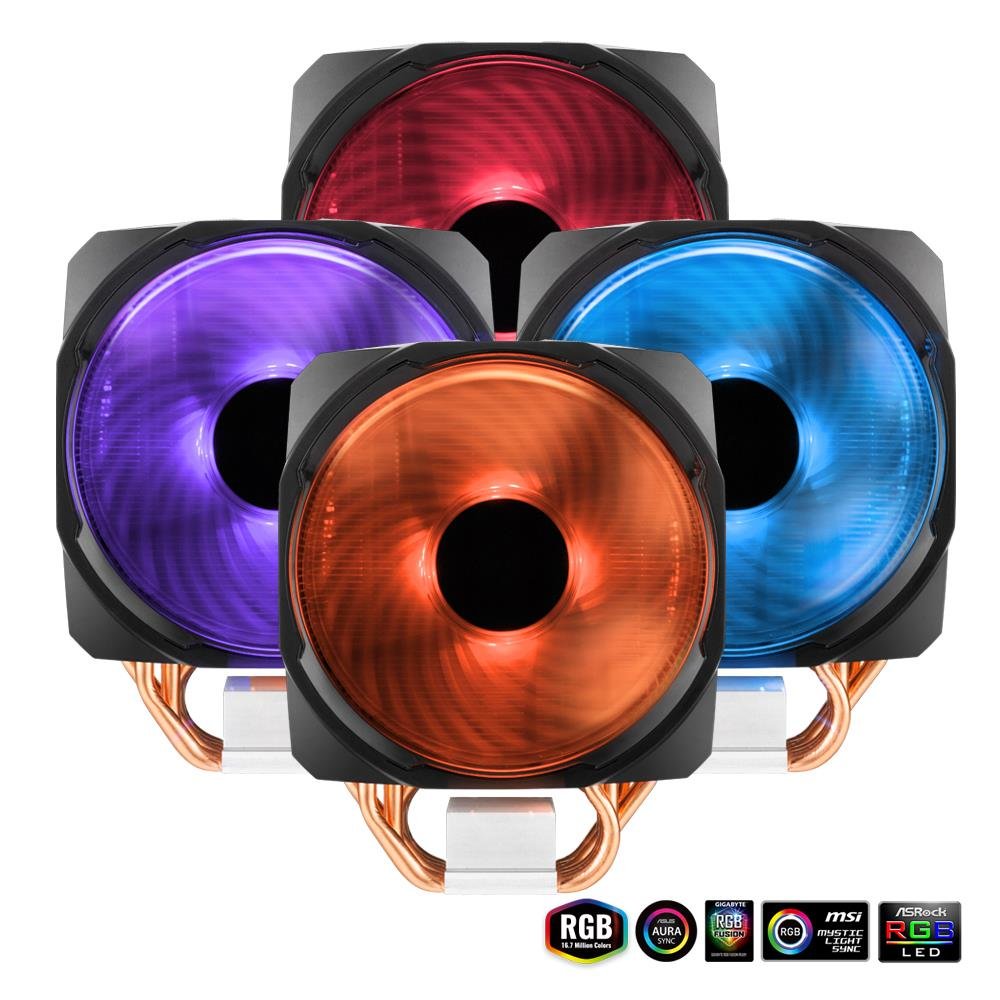 Cooler Master MasterAir MA610P RGB CPU-Kühler 6 Heatpipes