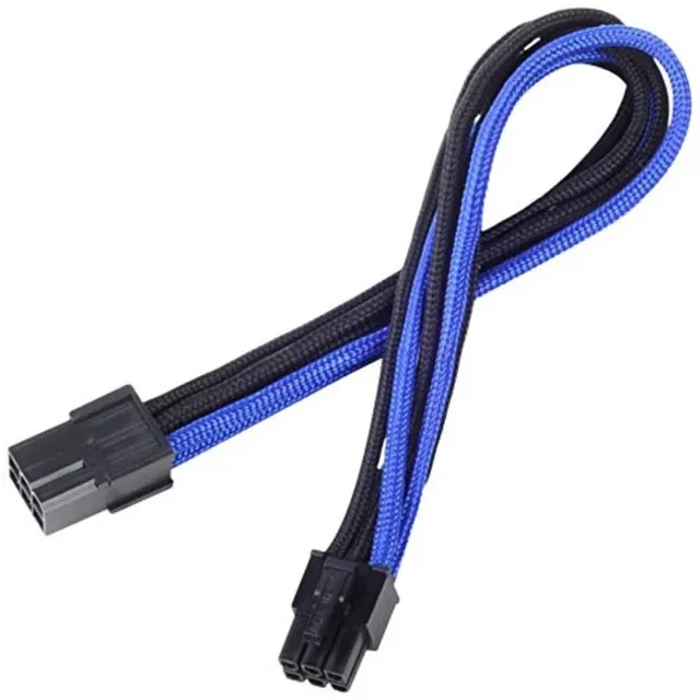 SilverStone PP07-IDE6BA Netzteil-Verlängerung 6Pin 25cm
