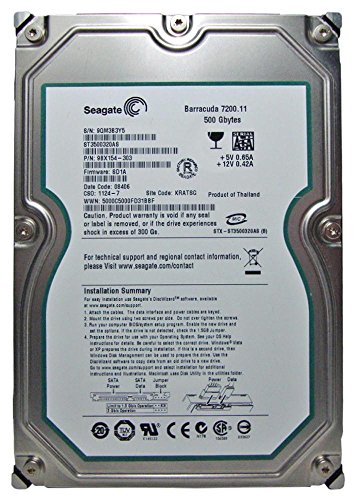 Seagate BarraCuda ST3500320AS 500GB HDD 3,5 Zoll 7200rpm