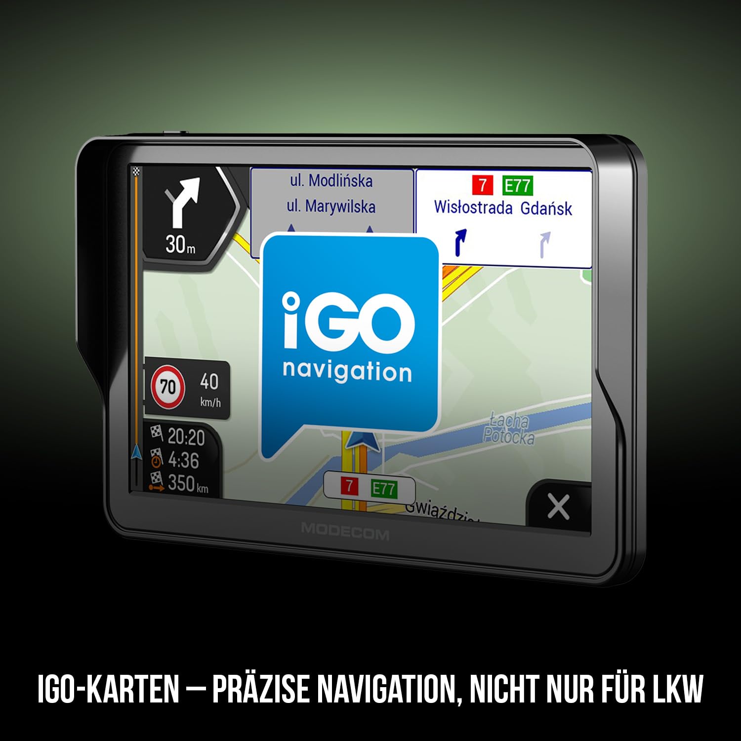 Modecom Freeway CX 7.3 7 Zoll Navigation LKW PKW iGO