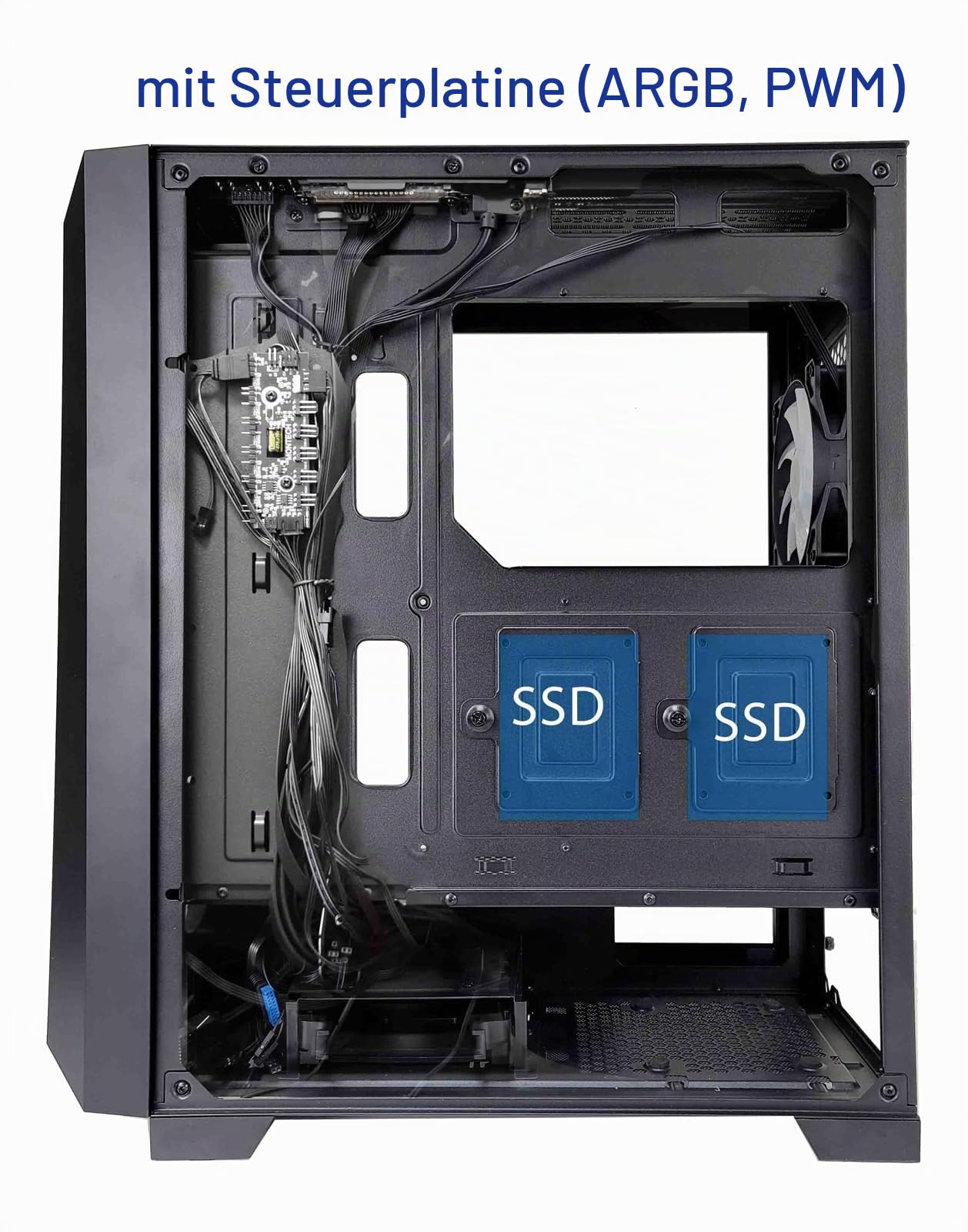 Xilence Performance C X712 RGB Midi Tower grau schwarz