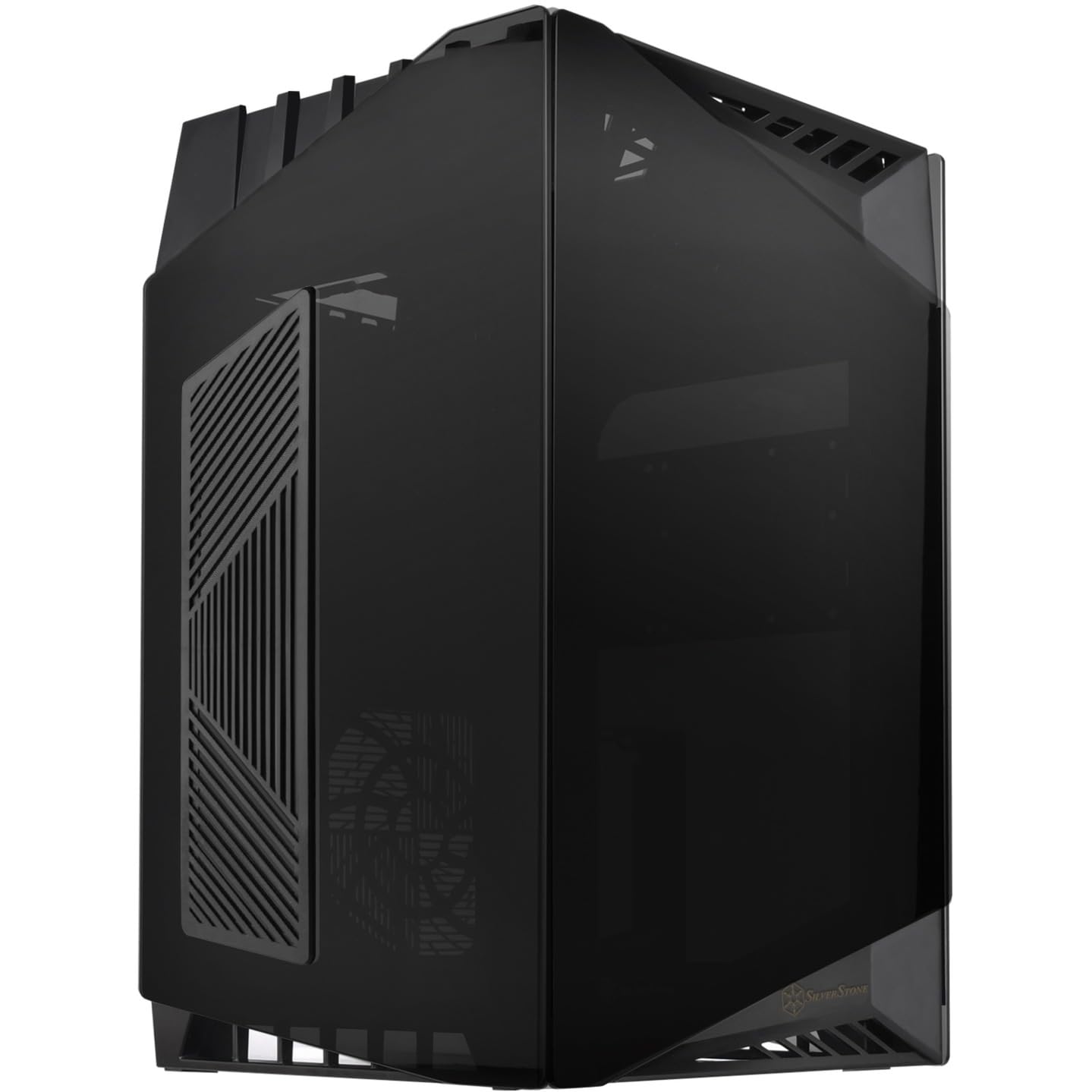 SilverStone LD03B-AF Lucid Mini-ITX Gehäuse Glas Schwarz