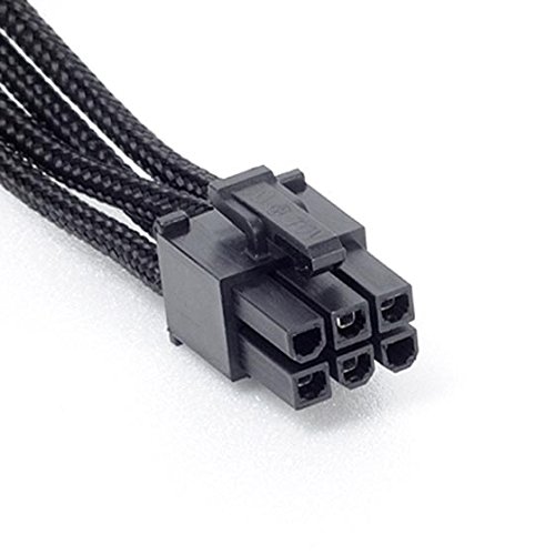 SilverStone PP06B Netzteilkabel Peripheral 100cm schwarz