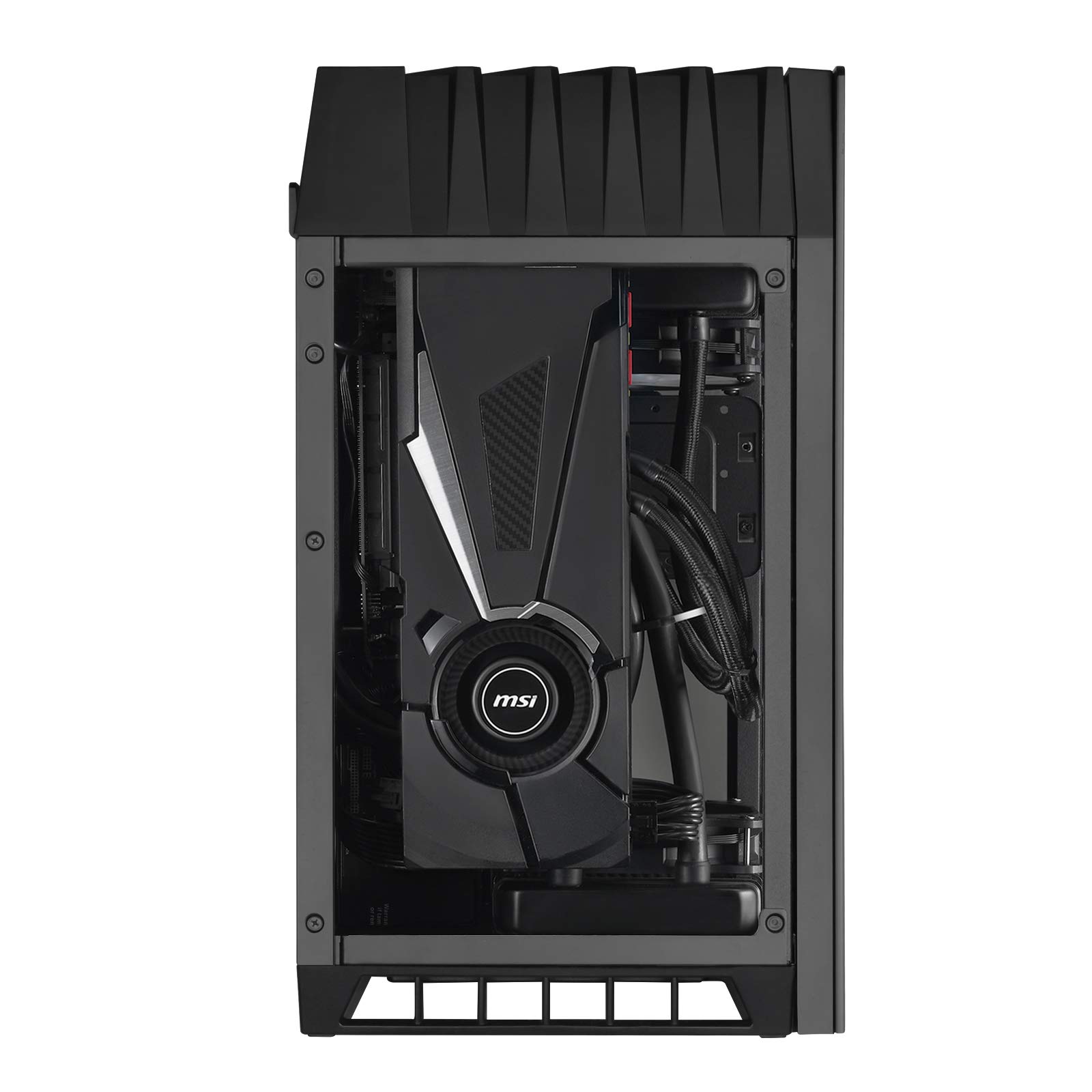 SilverStone Lucid LD03B Mini-ITX Gehäuse schwarz Glas