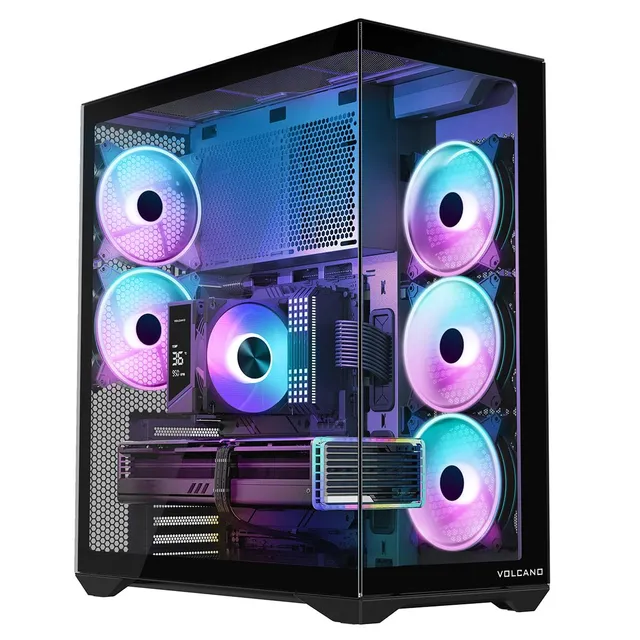 Modecom Volcano Space XL ARGB Tower Schwarz 5x 140 mm