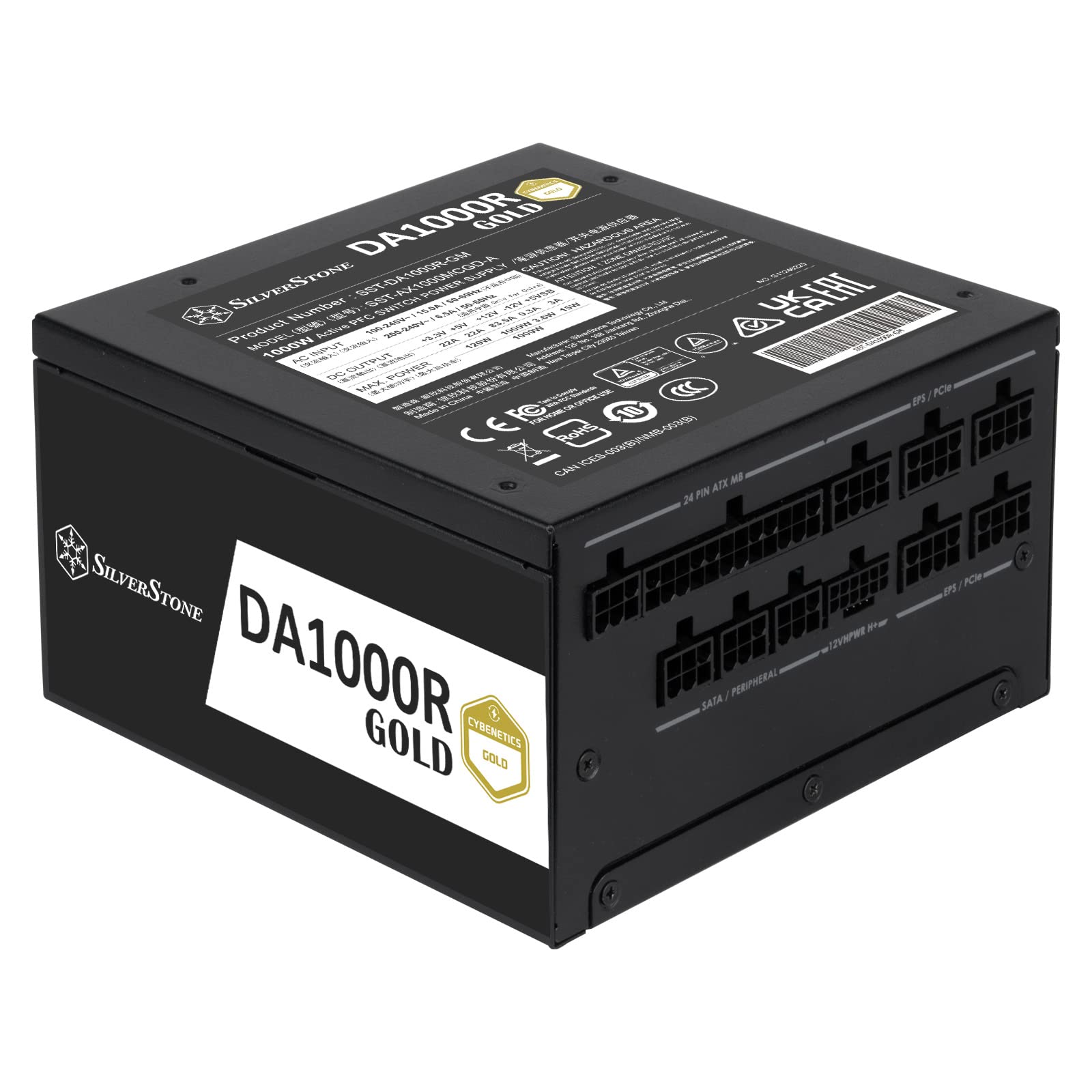 SilverStone DA1000R Decathlon Netzteil 1000W ATX 3.0 modular Gold